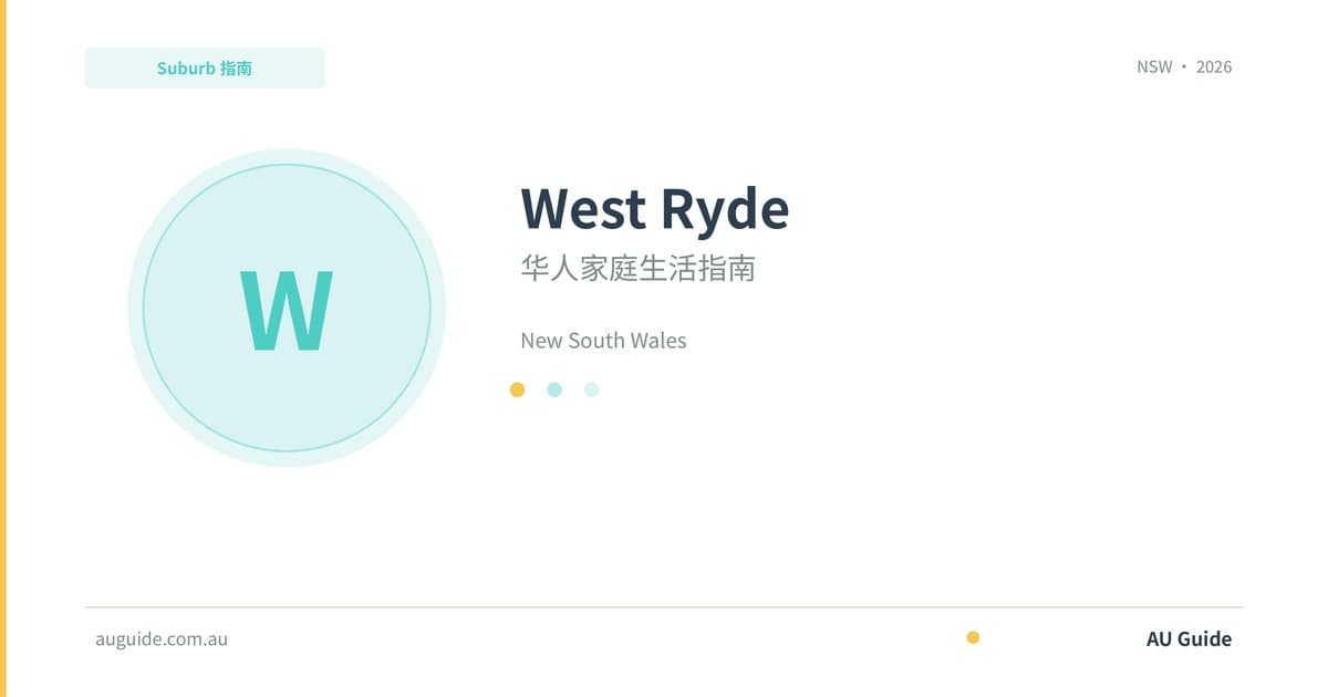 West Ryde Suburb Guide 2025