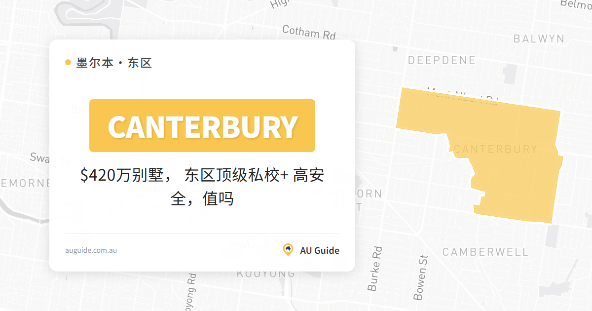 Canterbury Suburb Guide